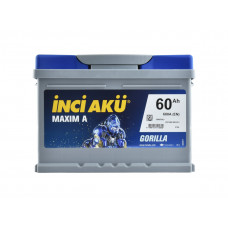 Аккумулятор Inci Aku 60ah 600a R+ MaximA lb2 060 060 013