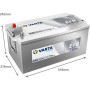 Превосходный автомобильный аккумулятор Varta C40 ProMotive EFB 240Ah 1200A