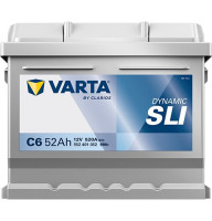 Аккумулятор Varta C6 52ah 520a R+ Silver Dynamic 552 401 052