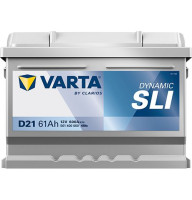 Аккумулятор Varta D21 61ah 600a R+ Silver Dynamic 561 400 060