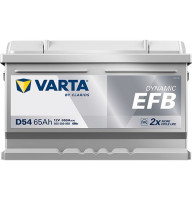 Аккумулятор Varta D54 65ah 650a R+ Dynamic EFB 565 500 065