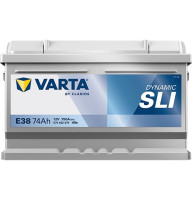 Аккумулятор Varta E38 74ah 750a R+ Silver Dynamic 574 402 075