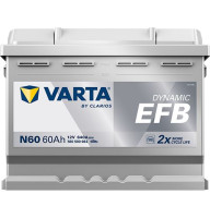 Аккумулятор Varta N60 60ah 640a R+ Dynamic EFB 560 500 064