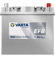 Аккумулятор Varta N65 65ah 650a R+ Dynamic Asia EFB 565 501 065